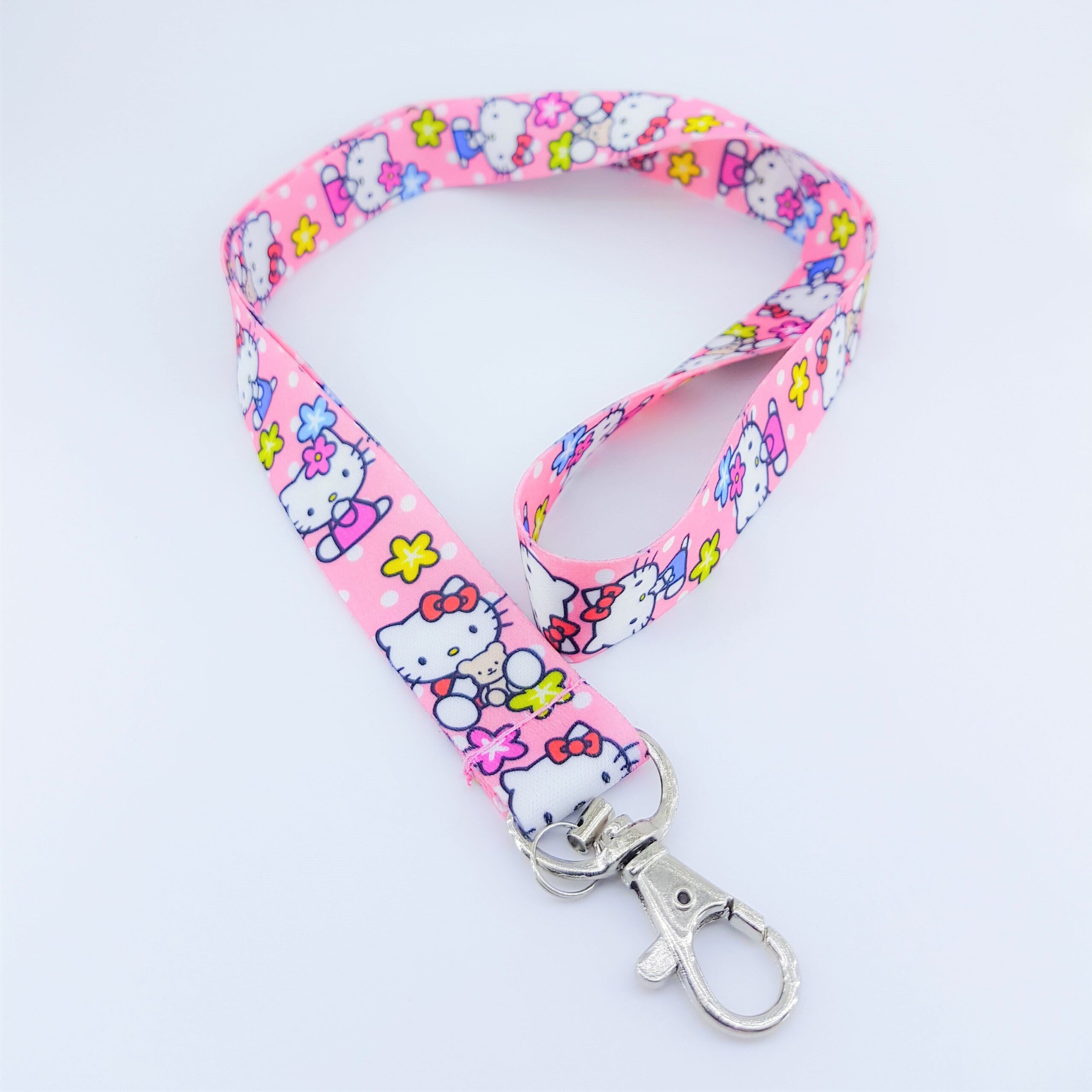 Cinta para cuello Kitty Rosada Flores - Image 1